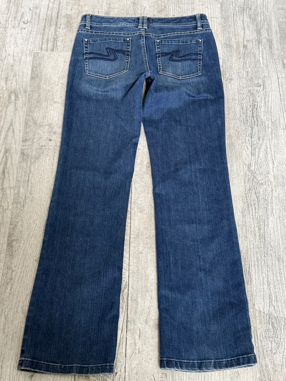 White House Black Market Blanc Classic Women's Boot Leg Cotton Jeans Sz 6R